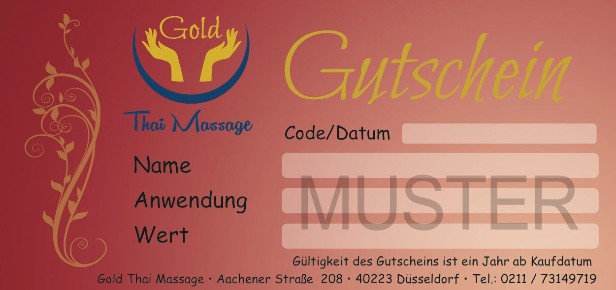 Massage Gutschein Düsseldorf